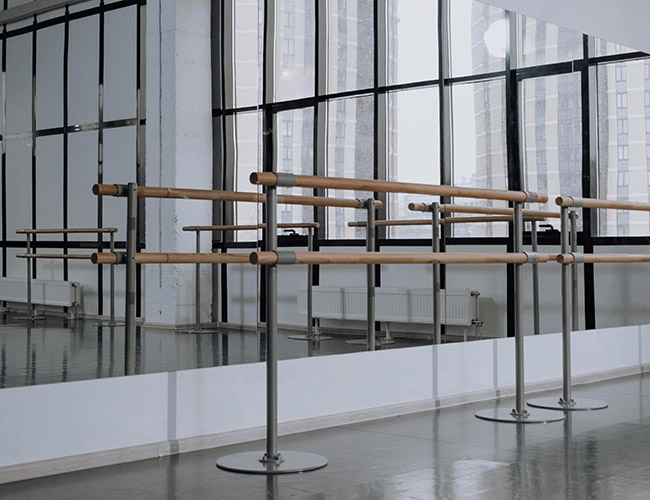 Empty dance studio
